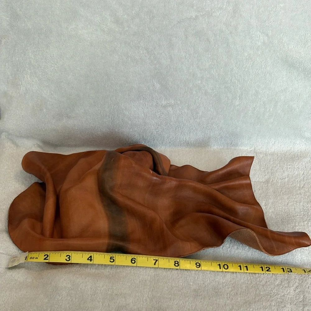 VTG Sculpted Leather Wall Art Hooded Woman Face Sculpture Signed G. Binst 14”X9” - Picture 14 of 16